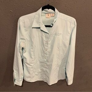 Women’s White Sierra Jackson Hole Button Down Shirt